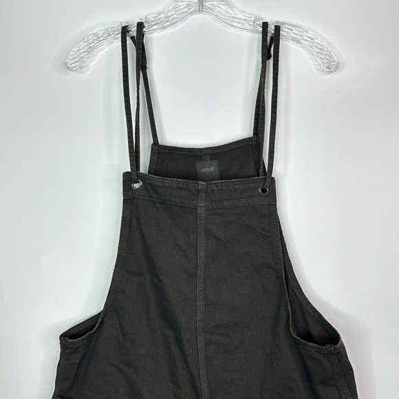 Aerie Dark Gray Romper Shortalls Size Large NWT - Picture 2 of 13